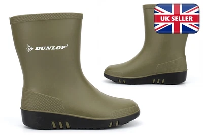 £11.99 • Buy Boys/Girls Wellies Wellington Boots Dunlop Wellington Boots Wellingtons Green