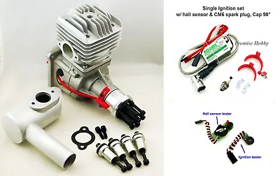 DJ 85cc Gas Petrol Engine W/ Ignition & Muffler For RC Model Airplane - V2 • $349