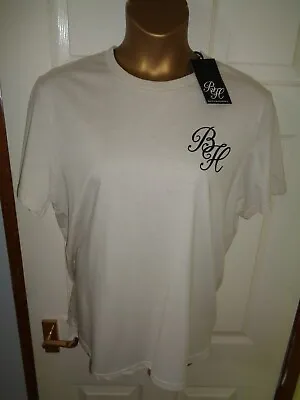 BECK & HERSEY BEIGE SHORT SLEEVE  T-SHIRT XXL CHEST 44-48 In STRETCH NEW+ TAGS • £7