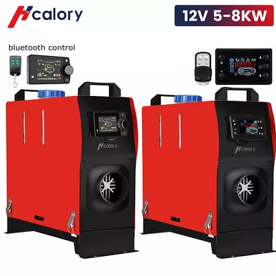 Hcalory 5KW-8KW Bluetooth Control Diesel Air Heater For 12V Caravan RV Boat • $95.99