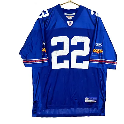 Vintage Arizona Cardinals Emmitt Smith Reebok Jersey Extra Large Blue 2003 Nfl • $212.49
