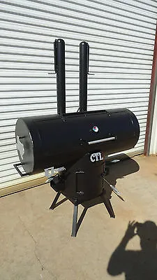 NEW Reverse Flow BBQ Pit Smoker Charcoal Grill Cooker For Concession Trailer • $2199