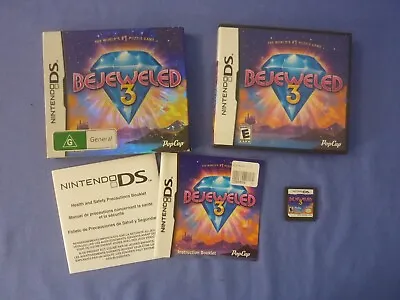 Bejeweled 3 Nintendo DS Complete W/slipcover + Includes Manual • $24.90