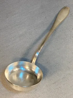 Antique 19th Century 800 Silver Large Serving Ladle Possibly German Made 7.3 Oz • $130