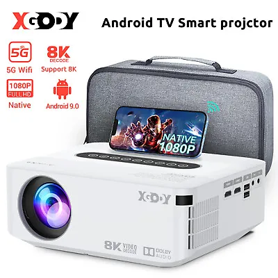 $185.49 • Buy Projector 12000 Lms 4K 1080P HD 3D LED Mini WiFi Video Home Theater Cinema HDMI