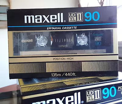MAXELL UDXL II  90 Blank Audio Cassette Tape New Sealed-- JAPAN • $17