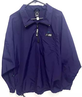 Vintage XL Sierra Designs Purple Pullover Nylon Jacket Packable Made In Canada • $27.50