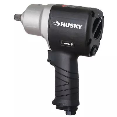 Husky 1/2 In. Pneumatic Impact Wrench 800 Ft./lbs. Max Torque Ring Type Retainer • $150