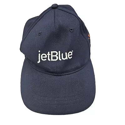 Stan Herman Jetblue Ground Ops Uniform Hat Blue Vented Adjustable Back  Preworn • $12.14