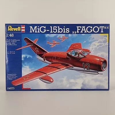 Revell 1 48 MiG-15bis Fagot New Open Box Model Airplane Kit # 04573 • $29.49