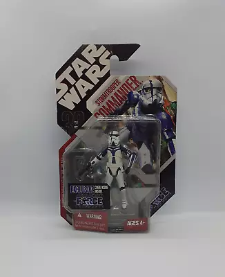 Star Wars 30th Anniversary Force Unleashed 2008 Stormtrooper Commander Figure • £14.99