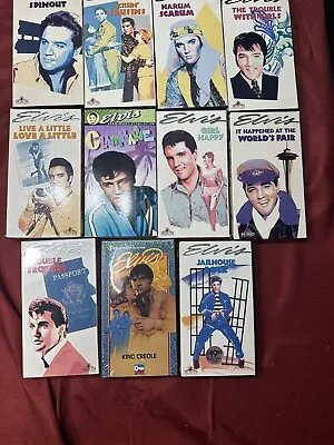 Elvis Presley Vhs Collection Movies 11 VHS/ 2 VHS Sealed Never Been Open • $15