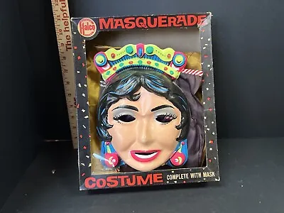 Vintage 1960's Halco In Box Halloween Costume Gypsy Childs Small 4-6 • $25