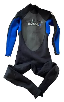 O'NEILL Men Full Wetsuit Large SUPER SEAL Back Zip Up Seamless Flex Zone 77131 • $50