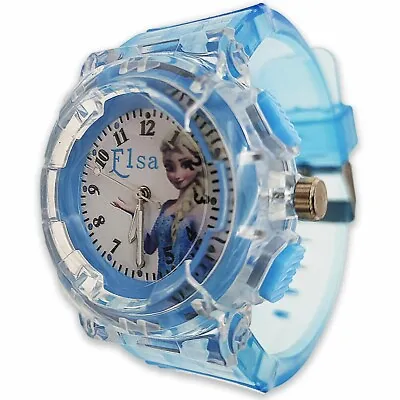 Light Up Colour Changing Girls Boys Kids Children Sports Watch Great Gift New • £8.49