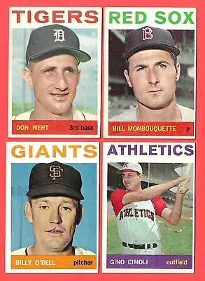1964 Topps Baseball - Less Than EX - You Pick 'Em • $1.25