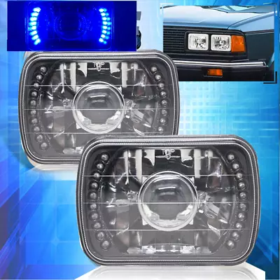 7  X 6  Headlight H6014 H6052 H6054 Beam Bule Halo Diamond Headlights Lamps Pair • $19.99