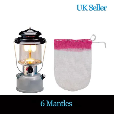 6 X Lamp Mantles For Coleman Lanterns Duel Fuel Paraffin Kerosene Small UK • £4.94