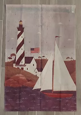 Warren Kimble Toland House Flag Lighthouse Sailboat Flag 24 X36  Made USA  🇺🇸  • $29.99