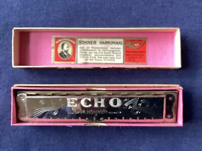 'the Echo' Vintage Harmonica Made By M. Hohner With • $22