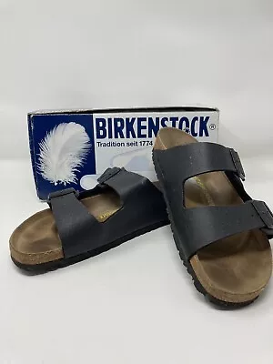 Mens Womens Birkenstock Arizona Sandals - (Black) • £19.99