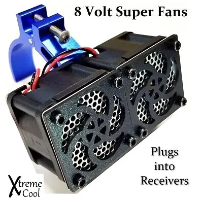 RCP Xtreme Cool Motor Bracket With (2) 40x28 High Speed Fans 8V 28cfm High Flow • $59.99