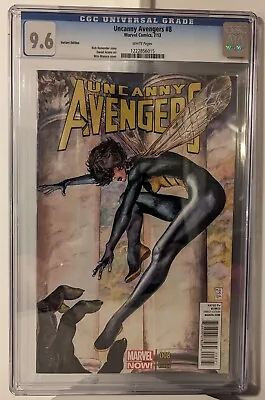 Uncanny Avengers #8 1:50 Ratio Milo Manara Wasp Variant Cover CGC 9.6 NM+  • $129.99