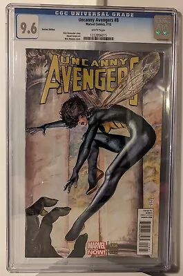 Uncanny Avengers 8 1:50 Ratio Milo Manara Wasp Variant Cover Edition CGC 9.6 NM+ • $149.99