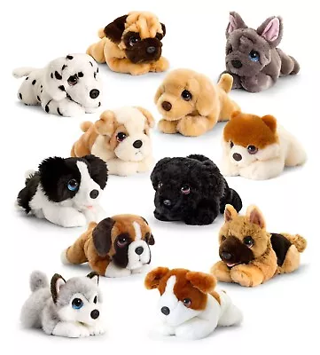 Keel Toys 25cm Signature Cuddle Stuffed Soft Toy Plush Dogs Puppy • £10.99
