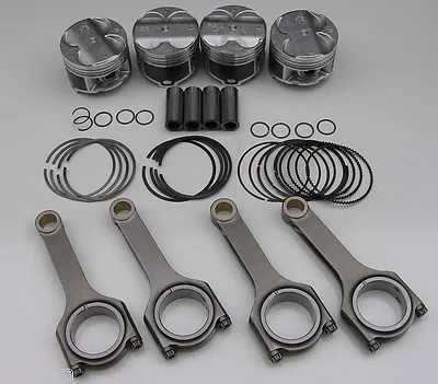 Nippon Racing Itr Pistons Scat H-beam Rods 81.5mm .020 Oversized Type R Gsr B18c • $529.95