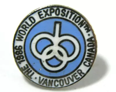 Vintage World Exposition Pin 1986 Vancouver Canada Enamel Hat Lapel • $5