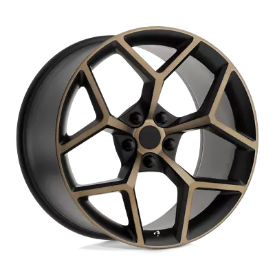 Chevrolet Camaro Z28 Style Wheel 20x11 +43 Black W/ Bronze Spokes 5x120 (QTY 1) • $275