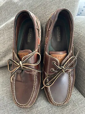 Sperry Top Sider Mako Collection 2 Eye Canoe Boat Shoe Mens 8.5 0764027 • $21.99