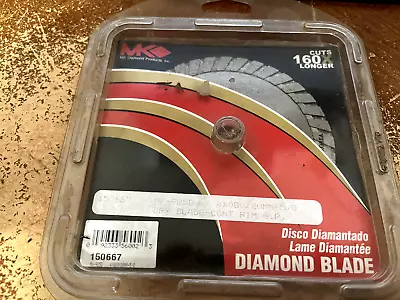 MK Diamond  DRY BLADE (4  ) 5/8 ARBOR  Diamond Blade CONT.  RIM 150667 • $6.99
