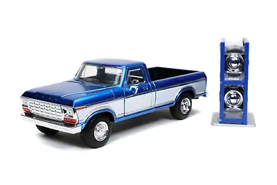 $37.99 • Buy Just Trucks  Ford F150 1979 Blue 1:24 Scale Diecast Vehicle