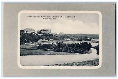 C1910's Quisset Harbor From Grounds JG Marshall Falmouth Massachusetts Postcard • £28.87