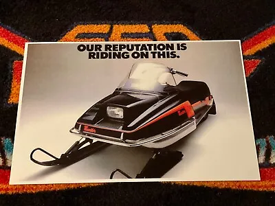 🏁 ‘81 YAMAHA EXCITER 440 Snowmobile Poster vintage Sled  ((REPUTATION)) • $21.88