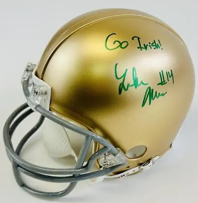 Luke Massa Signed Notre Dame Fighting Irish Mini Helmet Autograph J1 • $35.99