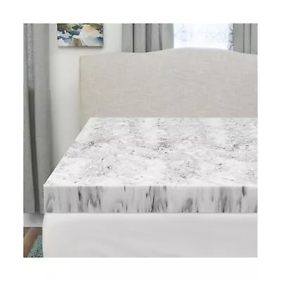 BioPEDIC 4-Inch Bamboo Charcoal Infused Memory Foam Mattress Topper - Queen • $137.55