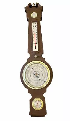 Vintage Radio Springfield Wall Mount Weather Station Barometer Temp Humidity • $22.27