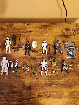 Star Wars Action Figure Lot 3.75 (Includes Yoda Jango & Kid Boba Fett) • $50