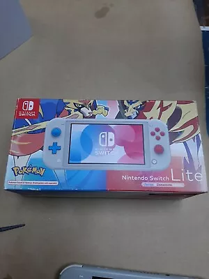 Nintendo Switch Lite Pokemon Zacian And Zamazenta Edition Complete Boxed • $249