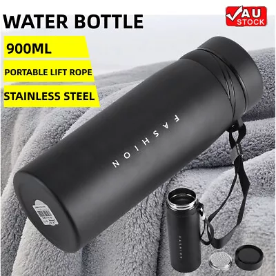 Stainless Steel Water Bottle Double Wall Insulated Drink Cup Flask Sport Thermos • $20.98