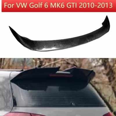 Fits For VW Golf 6 MK6 GTI 2010-2013 Car Carbon Fiber Rear Roof Spoiler Wing  • $89.89