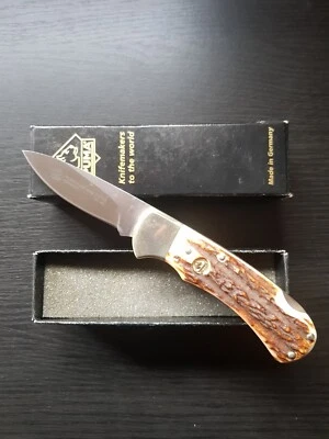 $240 • Buy Puma Folding Knife 4 Star Stag 