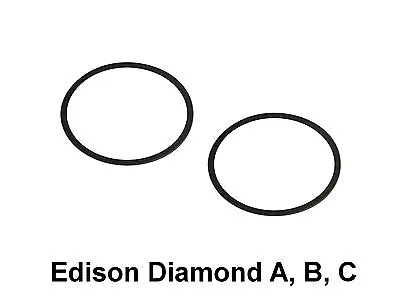 Edison Amberola Diamond A B C (4 Minute) Reproducer Diaphragm Gaskets ONLY • $2.98
