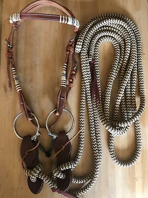 Mecate Snaffle Bridle Set Same Quality As Clinton Anderson Pat Parelli Beautiful • $189