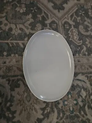 Melmac White Oval Serving Platter • $8.99