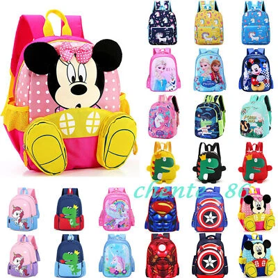 $16.29 • Buy Kids Boy Girl Cartoon/Unicorn Print Backpack School Book Rucksack Shoulder Bag