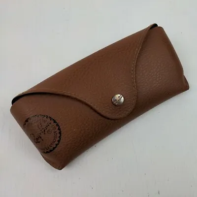 GENUINE Ray Ban Rayban Leather Case (Brown) Soft [WAYFARER/AVIATOR] • $32.99